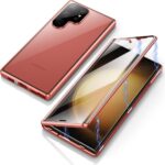 Magnetic King Phone Case Glossy Metal Magnetic HD Peep-proof Buckle Mirror Drop-resistant - Image 10