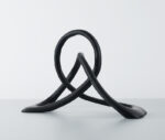 Simple And Modern Black Resin Twisted Knot Abstract Geometric Ornaments - Image 7