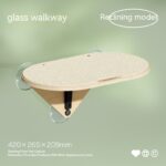 Cat Scratch Trees Non-covering Glass Wall Chamfer - Image 3