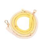 Multifunctional Rainbow Gradient Color Dog Traction Rope Collar Cotton Dog Walking Rope Hand-Woven Rope - Image 9