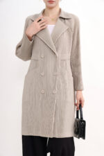 Women's Commuter Solid Color Suit Coat Mid-length - Image 5