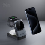 Folding Magnetic Three-in-one Wireless Charger 15W Fast Charge Multifunction Bracket