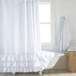 Fashion And Environment-friendly Polyester Fabrics Thickened Shower Curtain - Image 5