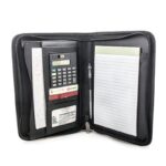A5 Multifunctional Folder PU Zipper Bag With Computer - Image 4