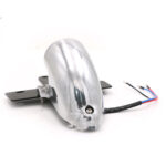 Motorcycle Modified Aluminum Alloy Polished Electroplating Lucas Taillight Brake Light - Image 2