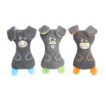 Dog Plush Bites Toys Squeak Cute Animal Shapes Grind Teeth And Clean Teeth Interactive Play Pet Supplies - Image 2