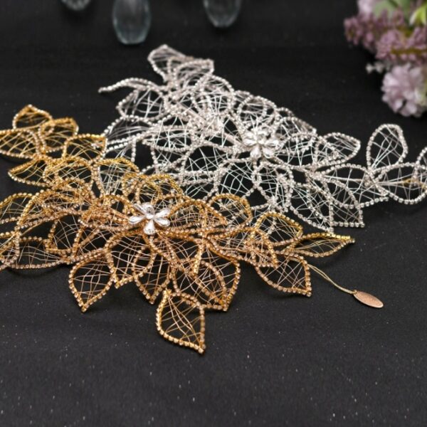 Temperament Bridal Knot Wedding Headwear Handmade Rhinestone Jewelry