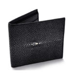 Pearl Fishskin Short Grinding Beads With Cowhide Wallet - Image 2