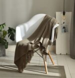 Fringed Knitted Small Blanket Napping Blanket Sofa Blanket - Image 5