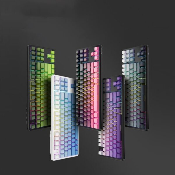Punk Color Matching Wired Mechanical Keyboard
