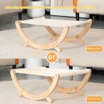Solid Wood Cat Shaker Pet Bed Foldable Cat Nest Hammock - Image 4