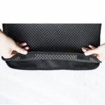 Small Medium Large Waterproof Cat Litter Mat Pad Black Cats Litter Trapper Double Layer Nonslip EVA Protect Floor Feeding Mats - Image 4