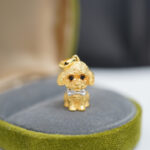 Brushed Craft Silver Jewelry Color Separation Cute Small Curly Pendant - Image 4