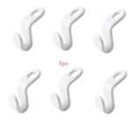 Plastic Closet Stack Hanger Rack Multi-function Wardrobe Space-saving Hanger Hook Coat Hook Bedroom Storage Wardrobe Organizer - Image 6
