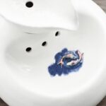 Pet Ceramic Automatic Cat Leaf Water Dispenser - Image 6