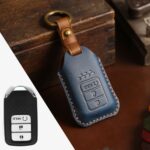 Full Leather Car Key Case Cowhide - Image 8