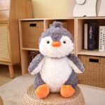Lazy Series Small Gray Elephant Doll Pig Plush Toy - Image 9