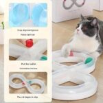 Cat Toys Self Hi To Relieve Boredom Cat Turntable Track Ball Kitten Teasing Cat Stick Pet Cat Consumption - Image 2