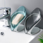 Bathroom Soap Holder Leaf Shape Soap Box Kitchen Dish Storage Box Non-slip Drain Soap Storage Case Container Bathroom Accessorie - Image 7