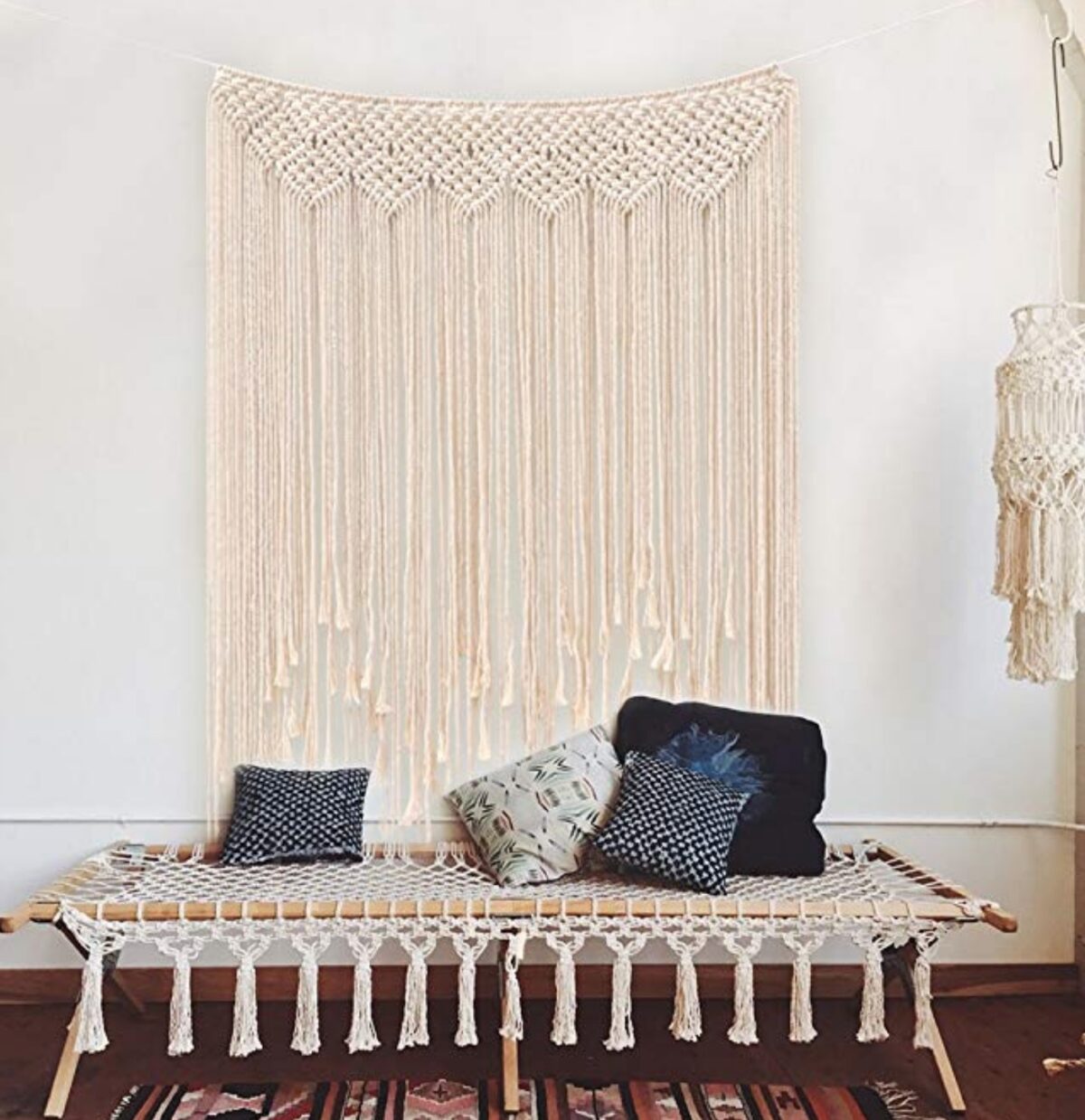 Nordic bohemian hand-woven tapestry - Image 1