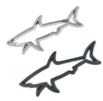 Personalized Hollow Shark Metal Decorative Label - Image 6
