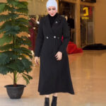 Elegant Mid-length Robe Trench Coat - Image 3