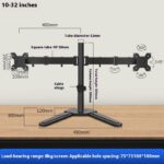 Dual-screen Display Horizontal And Vertical Screen Rotating Riser Base Bracket - Image 6