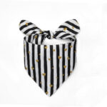 Pet Dog Striped Design Saliva Towel - Image 4
