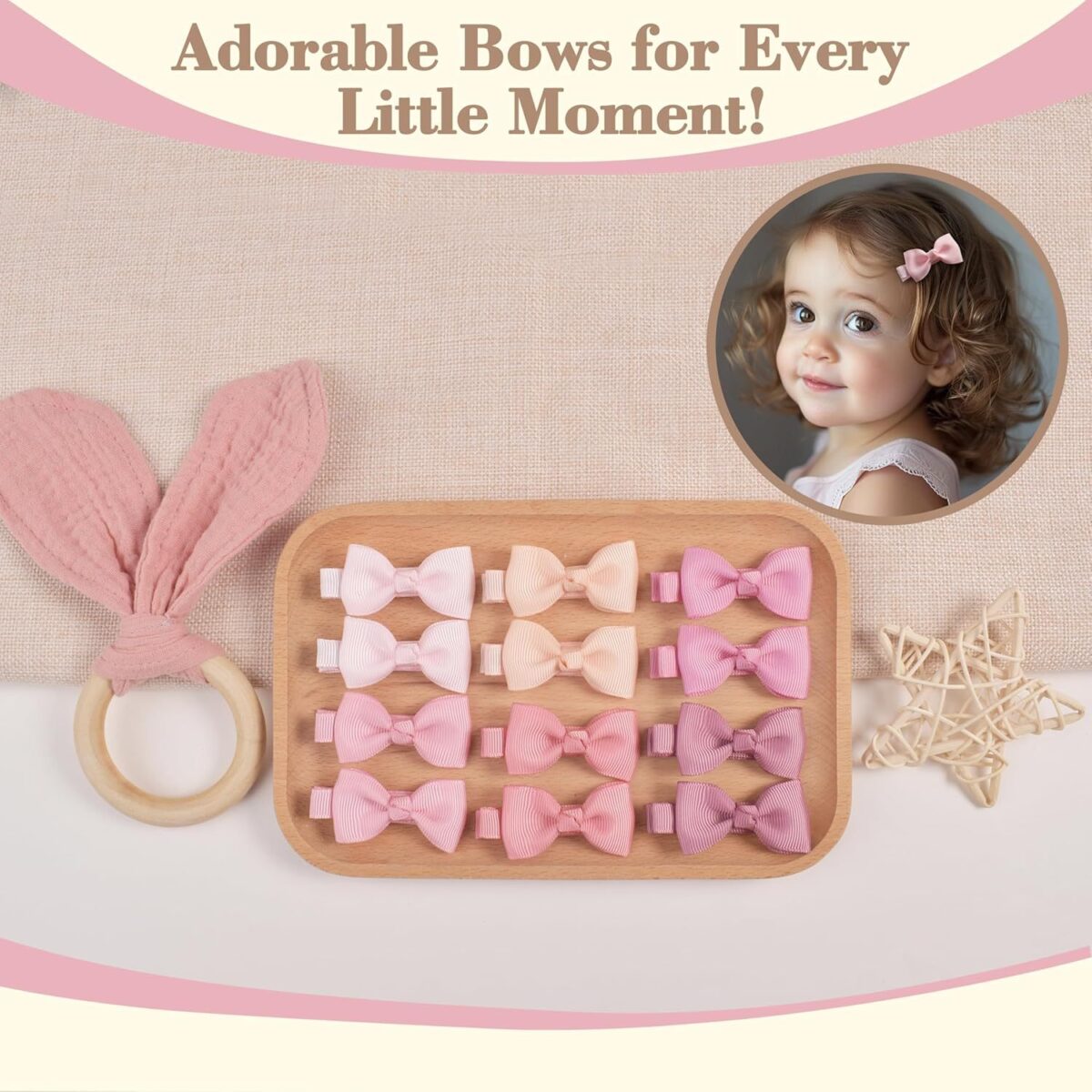 40 80 Pieces Fully Lined No Slip Hair Clips In 20 40 Pastel Colors, Barrettes And Bows For Infants, Toddlers, And Baby Girls - Image 4