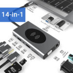15-in-1 type-c docking station 10w wireless charging - Image 6