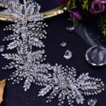 Bridal Wedding Tiara Luxury Handmade Rhinestone Headband - Image 3