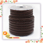 Braided Rope Colored Flat Braided Cowhide Rope Ornament - Image 2