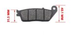 Motorcycle Brake Pad FA142 Semi-metal Friction Material - Image 5