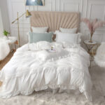Lace Bed Skirt Quilt Cover Girl Heart Household Bedding Korean Princess Style Four-piece Quilt Cover - Image 4