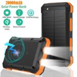 Solar Magnetic Wireless Charger Power Bank 20000 MA Outdoor Lighting Waterproof - Image 3