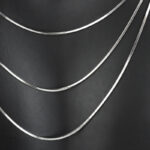 Pure silver plated platinum necklace - Image 4
