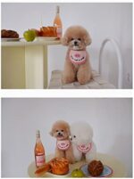 Super Soft Crocheted Cat Saliva Towel For Pets With Cute Pig Decoration - Image 6