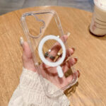 Phone Case Camera Smart AI Button Transparent Magnetic Protective Case - Image 7