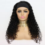 Brazilian Water Wave Headband Human Hair Wigs