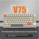 Chidu V75 Aluminum Tuo Mechanical Keyboard Bluetooth Wireless - Image 4