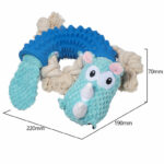Pet Sounding Rubber Sleeve Animal Shape Bite-resistant Molar Dog Toy - Image 5