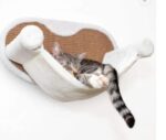 Cat Climbing Frame Wall-mounted Solid Wood Cat Wall-mounted Hanging Scratching Pole Cat Hammock Stairs - Image 8