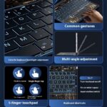 Transparent Rotating Keyboard For Air5 Protective Case Tablet PC - Image 6