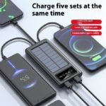 With Cable Four-wire Solar Energy Portable Battery For Mobile Phones - Image 2
