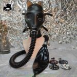 Latex Gas Mask Choking Set Breathing Bag - Image 4