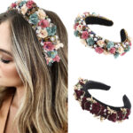 Bridal Flower Headband Headband European And American Wedding Accessories - Image 5