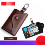 Men's Multi-functional High-grade Genuine Leather Keychain Card Holder Large Capacity Storage Fantastic - Image 9