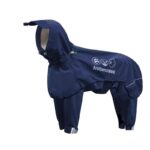 Adjustable Dog Raincoat All-inclusive Medium Large Dog Adhesive Four-leg Hooded Poncho - Image 7