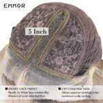 Brown Long Curly Hair European And American Wig - Image 5