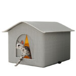 Winter Warm And Waterproof Love Stray Cat Nest - Image 4